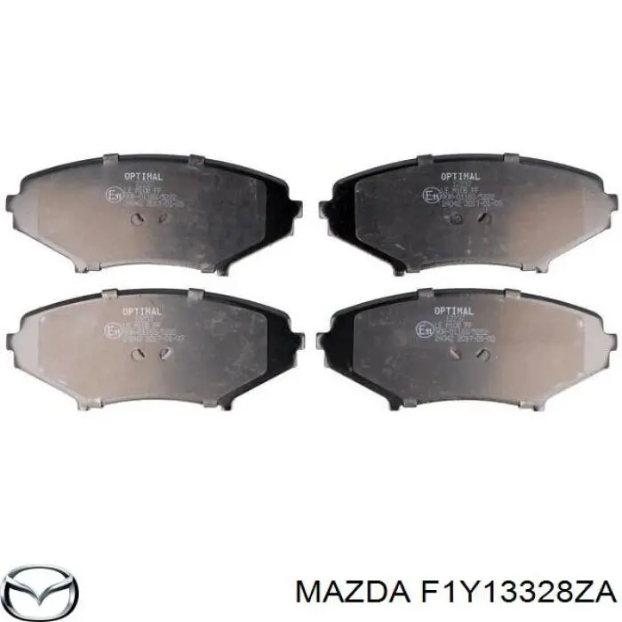 Гальмівні колодки Mazda F1Y13328ZA ціна, від 36.04 USD