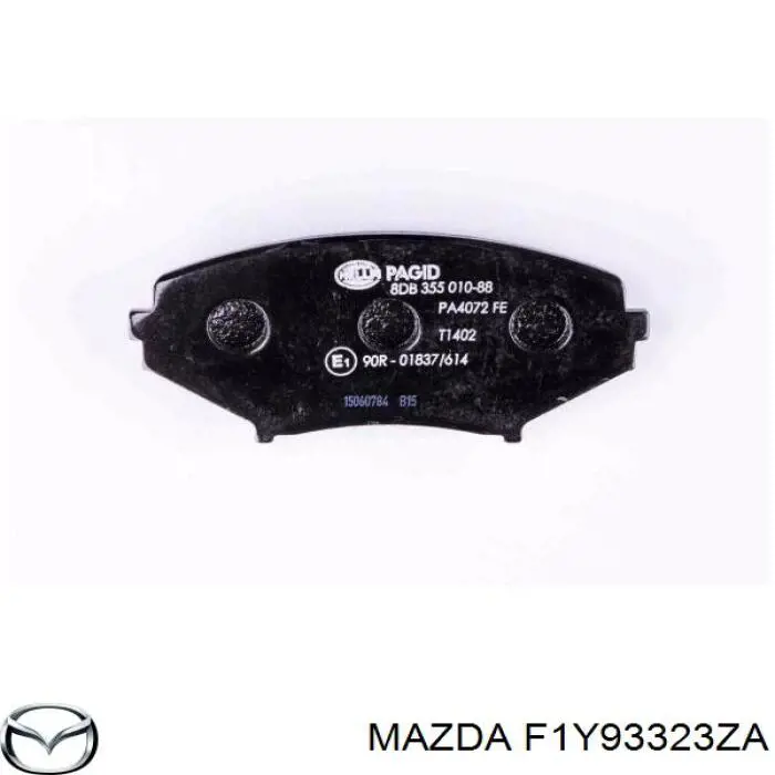 Купити F1Y93323ZA Mazda Колодки гальмівні передні, дискові
