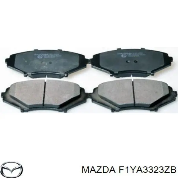 Купити F1YA3323ZB Mazda Колодки гальмівні передні, дискові