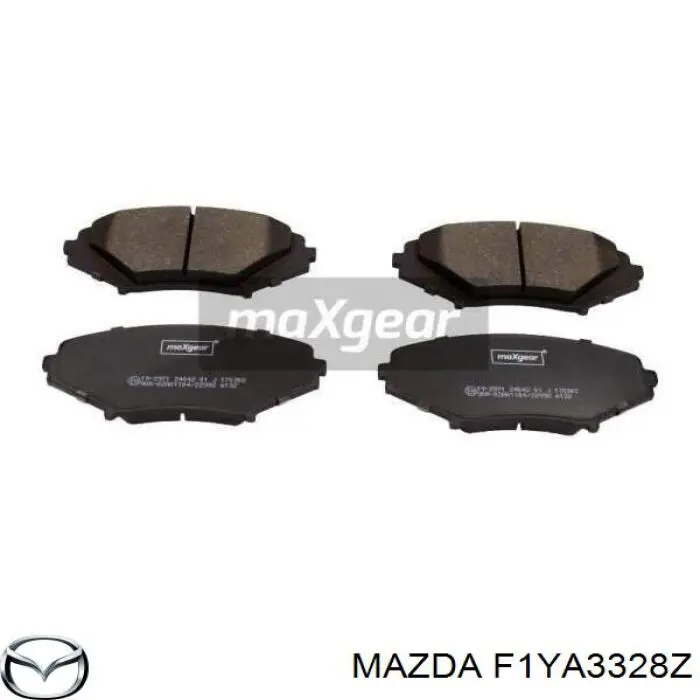 F1YA3328Z Mazda Передні гальмівні колодки