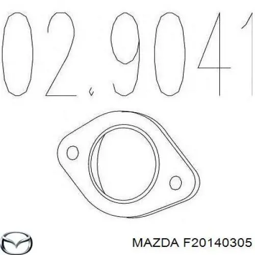 Купити F20140305 Mazda Прокладка до глушника