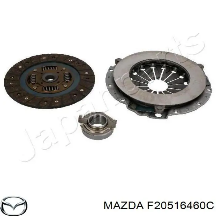 Диск зчеплення F20516460C Mazda