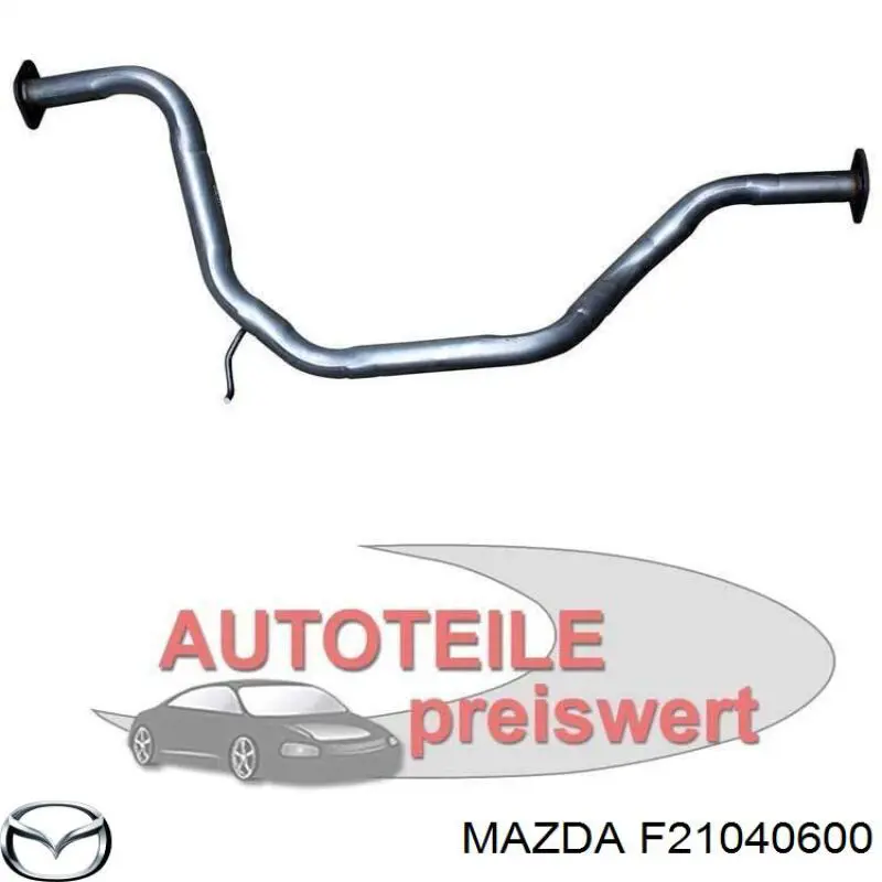 F21040600 Mazda Вихлоп