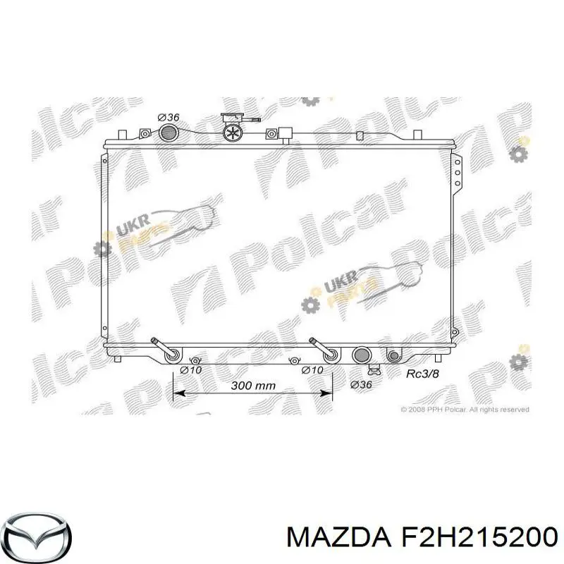 Радіатор основний Mazda F2H215200 ціна, від 69.33 USD
