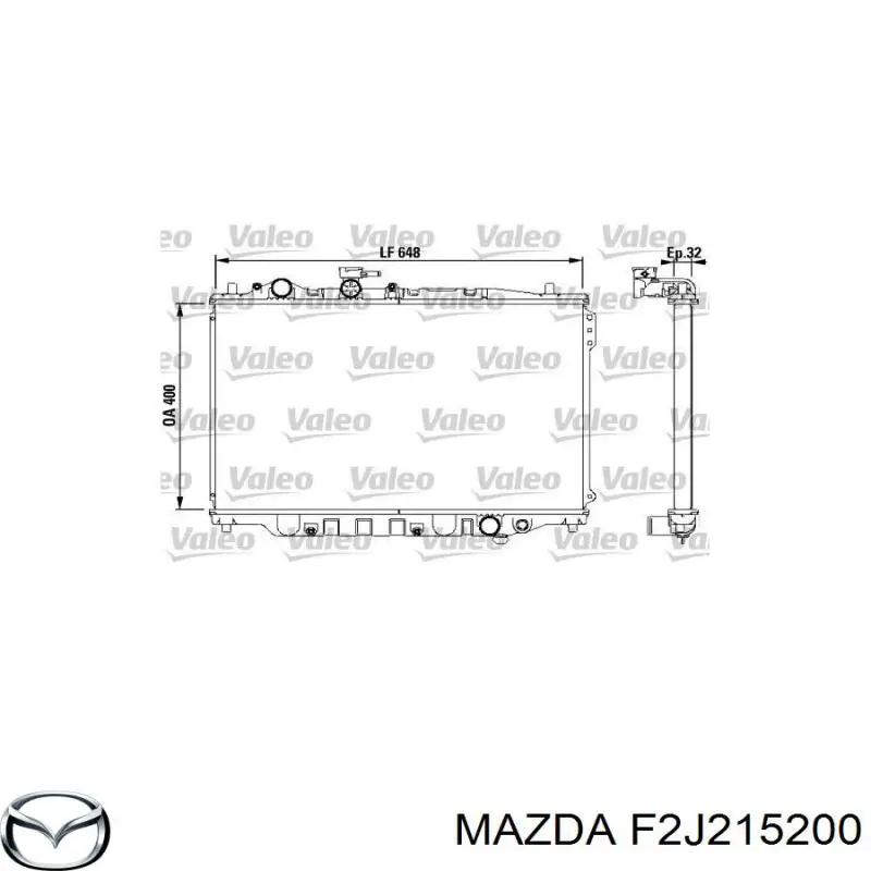 Купити F25215200 Mazda Радіатор двигуна