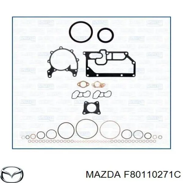 F80110271C Mazda прокладка головки блока циліндрів (гбц)