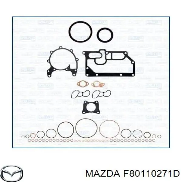 F80110271D Mazda Прокладка під головку