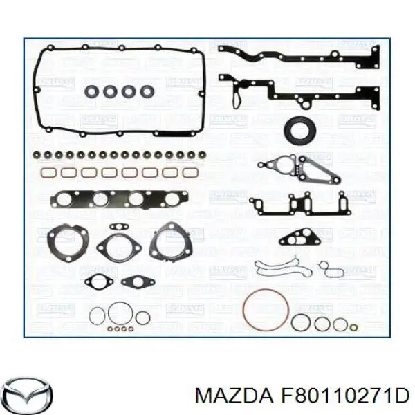 F80110271D Mazda прокладка головки блока циліндрів (гбц)