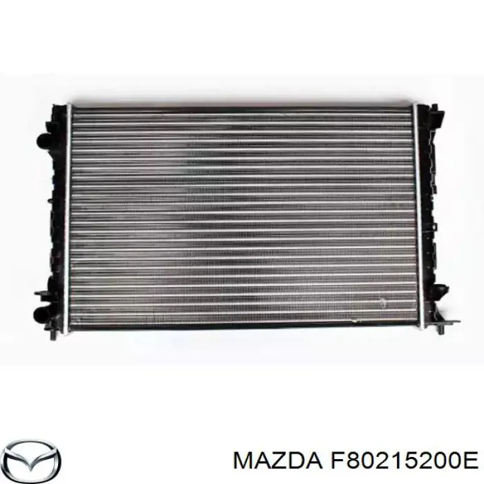 Радіатор охолодження двигуна на Mazda 626 II GC