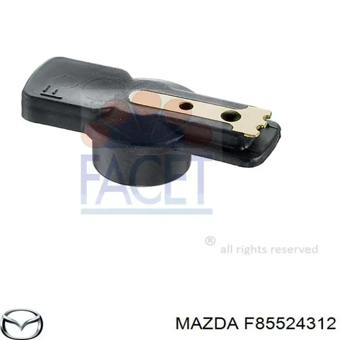 Бігунок (ротор) розподільника запалювання F85524312 Mazda