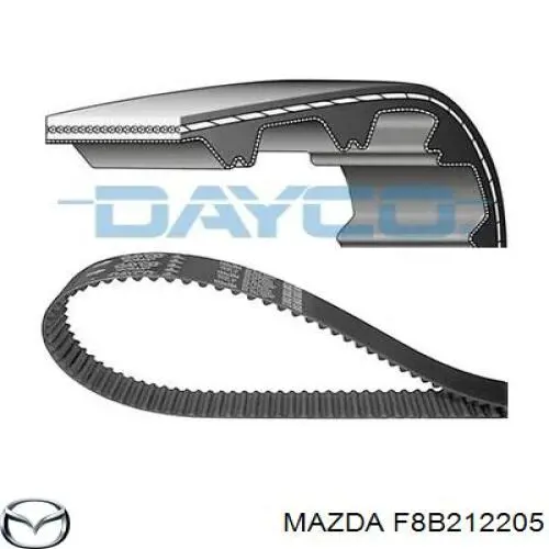 Купити F8B212205 Mazda Ремінь газорозподільного механізму
