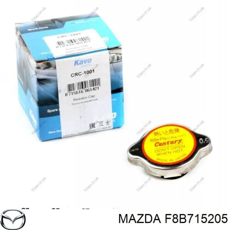 Пробка радіатора Mazda F8B715205