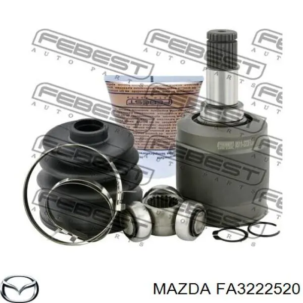 FA3222520 Mazda шрус внутрішній, передній, лівий