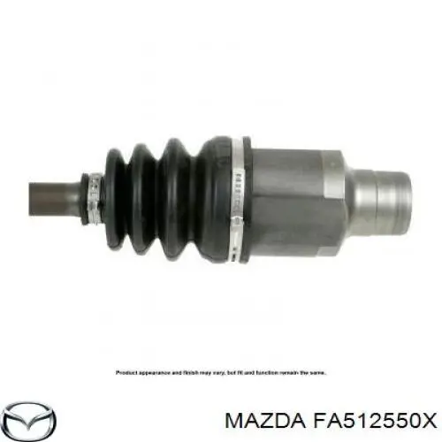 Піввісь передня, права Mazda FA512550X ціна, від 129.23 USD