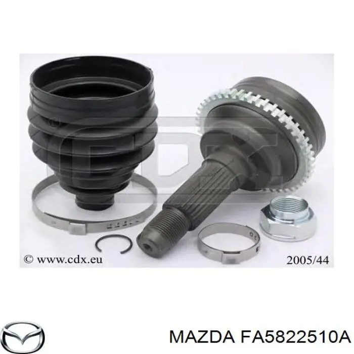 ШРУС зовнішній передній, правий Mazda FA5822510A ціна, від 46.37 USD