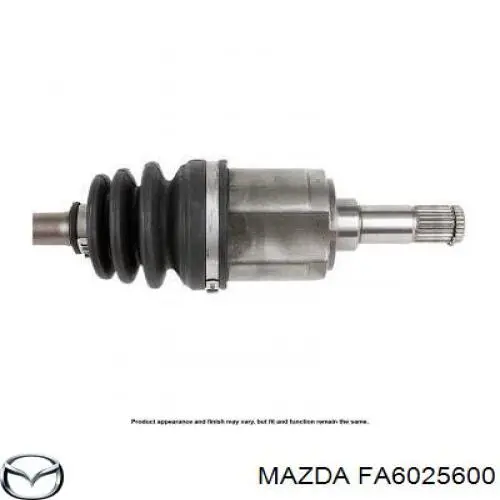 Привід передній лівий Mazda FA6025600 ціна, від 28.15 USD