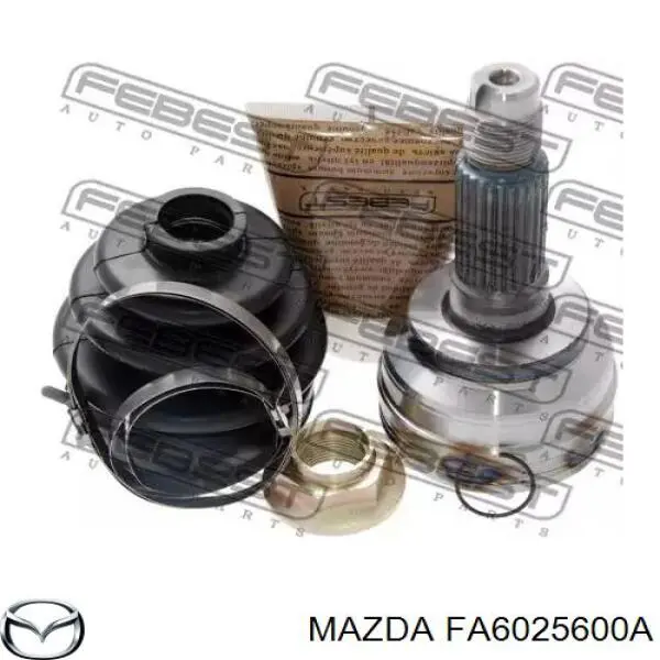 FA6025600A Mazda піввісь (привід передня, ліва)