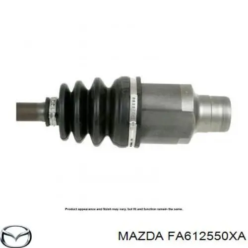 Піввісь передня, права Mazda FA612550XA ціна, від 126.69 USD