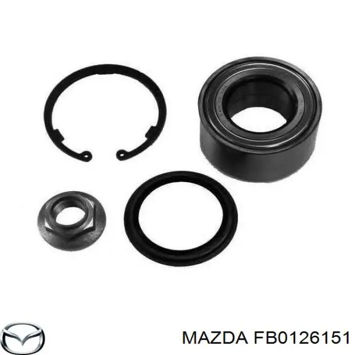 FB0126151 Mazda Підшипник маточини передньої