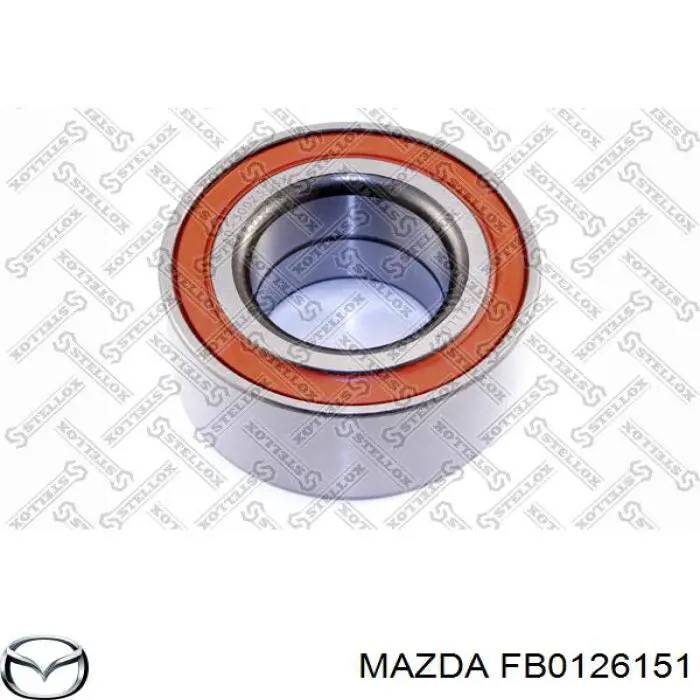 Комплект підшипник маточини передньої Mazda FB0126151 ціна, від 21.97 USD