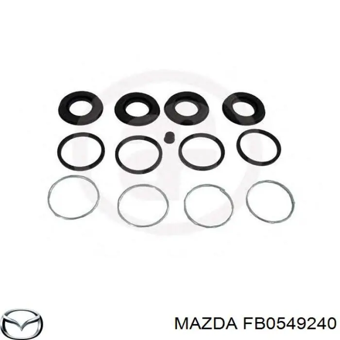 Купити FB0549240 Mazda Ремкомплект переднього супорту