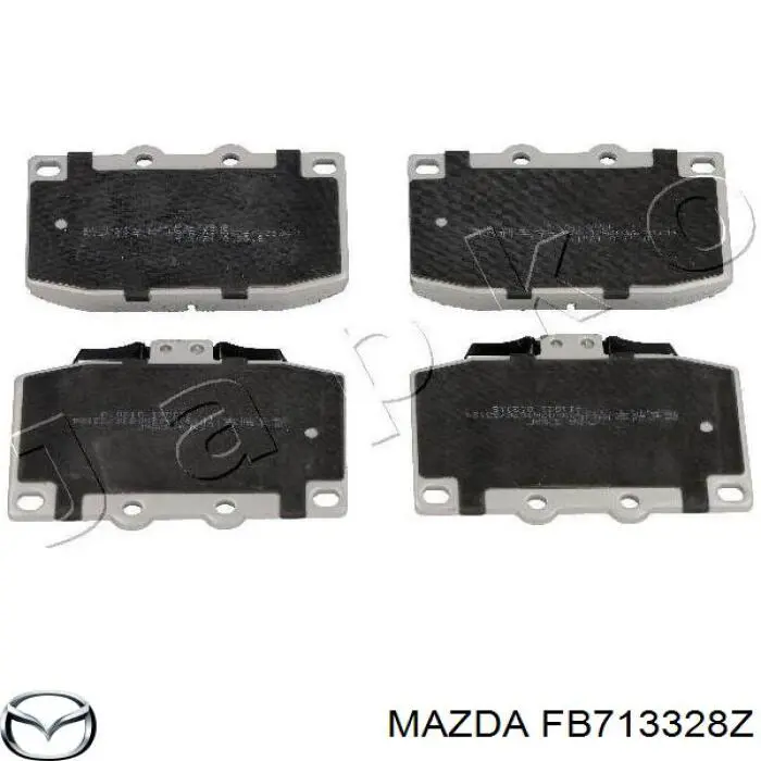 Колодки гальмівні передні, дискові FB713328Z Mazda