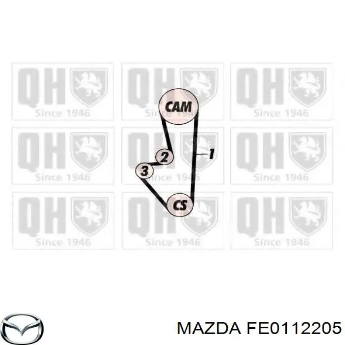 FE0112205 Mazda Ремінь двигуна