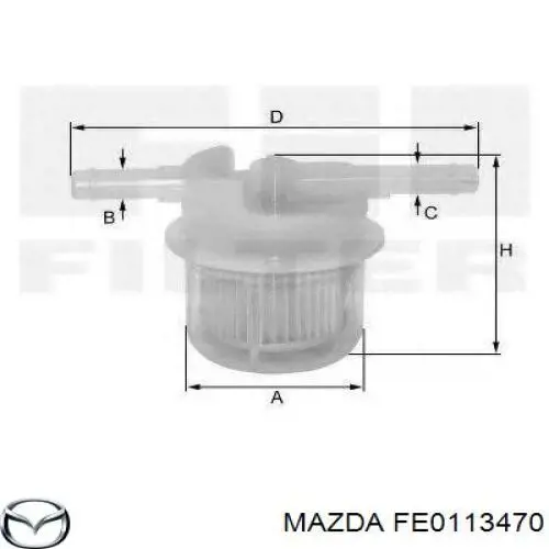 Фільтр тонкого очищення палива Mazda FE0113470 ціна, від 2.00 USD