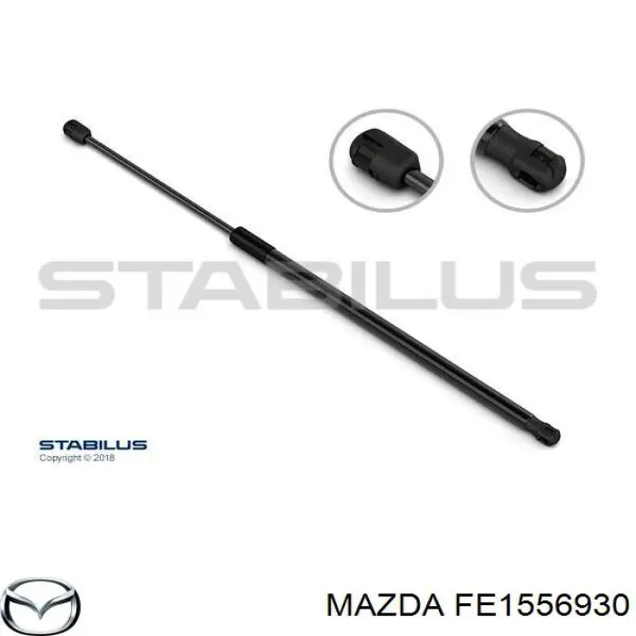 Амортизатор кришки багажника/ двері 3/5-ї задньої Mazda RX-8 (SE) (Мазда Рх 8)