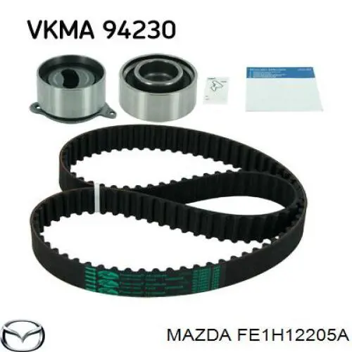 Зубчастий ремінь Mazda FE1H12205A ціна, від 12.46 USD