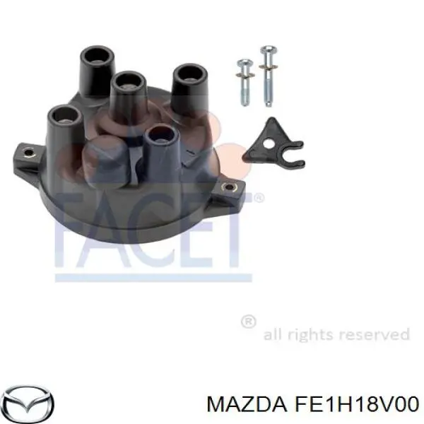 Кришка розподільника запалювання/трамблера FE1H18V00 Mazda