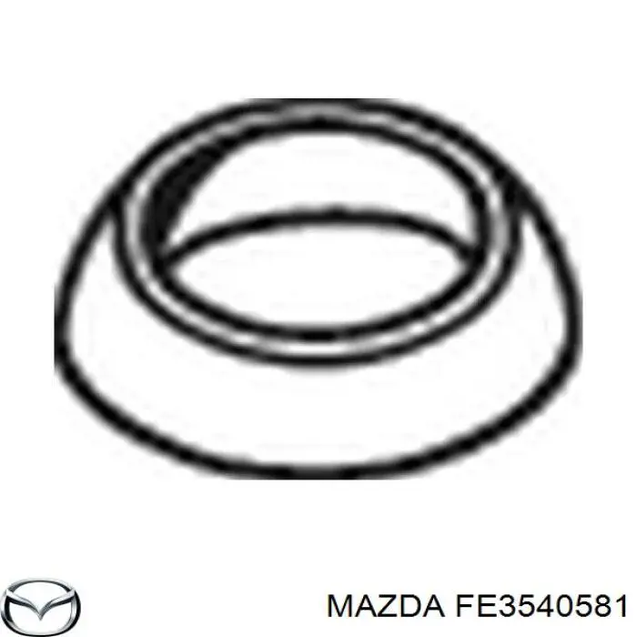 FE3540581 Mazda кільце приймальної труби глушника