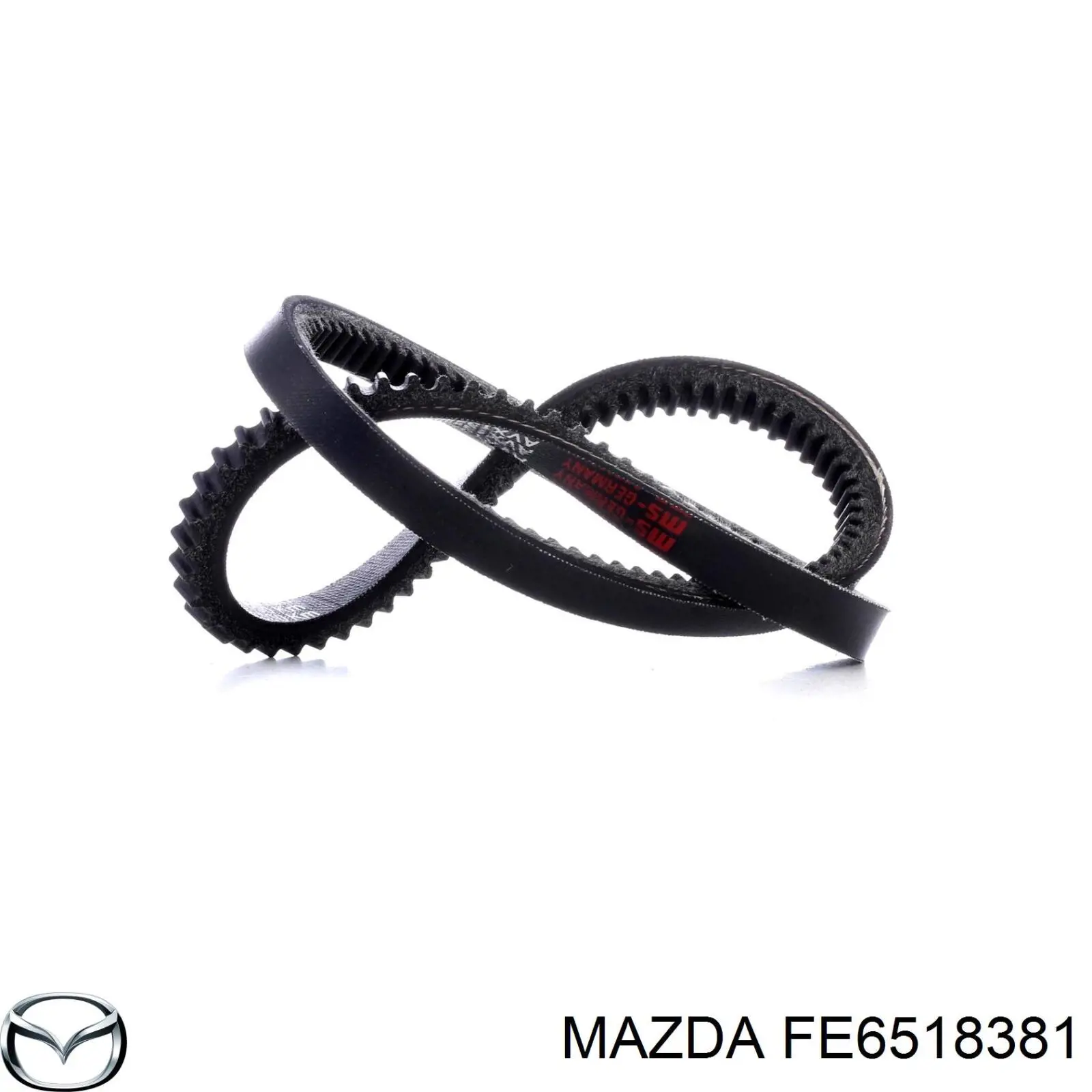 Ремінь генератора FE6518381 Mazda