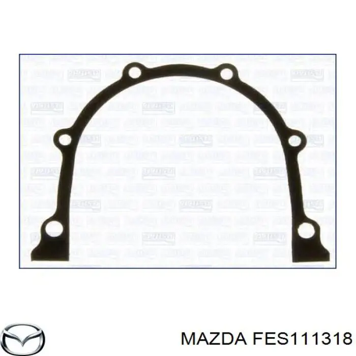  Прокладка колінвалу двигуна, задня Mazda 626 3