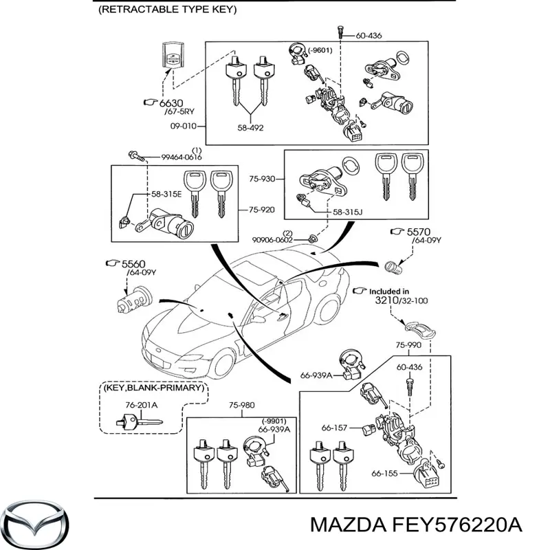 FEY576220A Mazda 