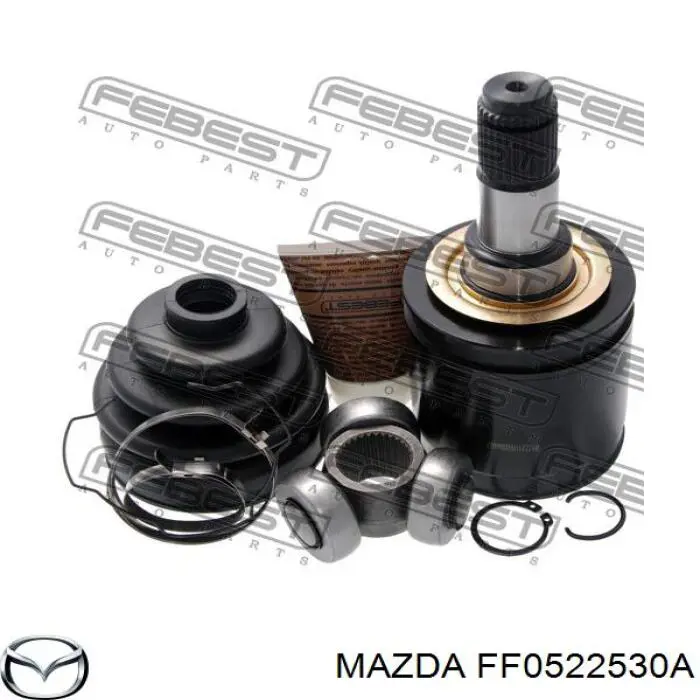 FF0522530A Mazda пильник шруса зовнішній, передній піввісі