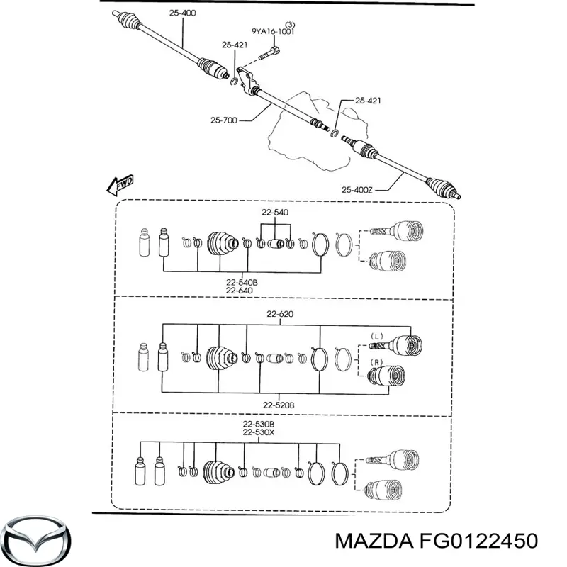  FG0122450 Mazda