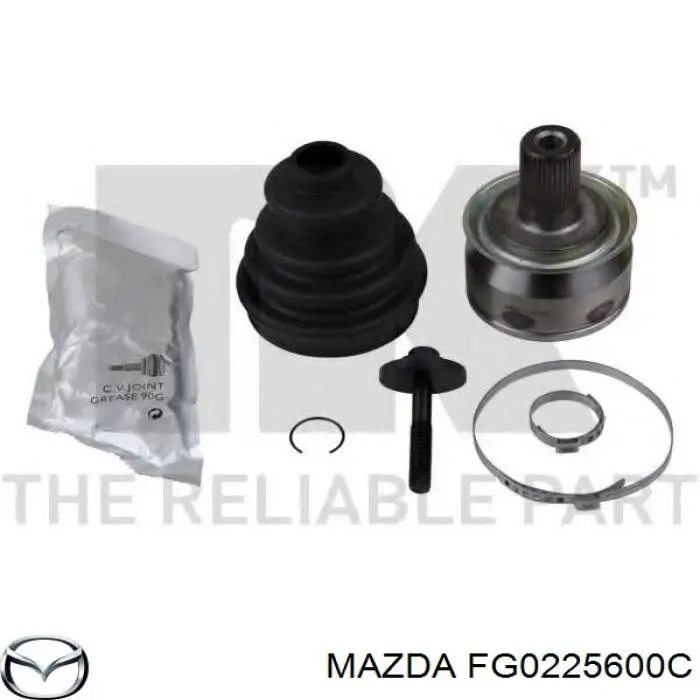 FG0225600C Mazda Привід лівий