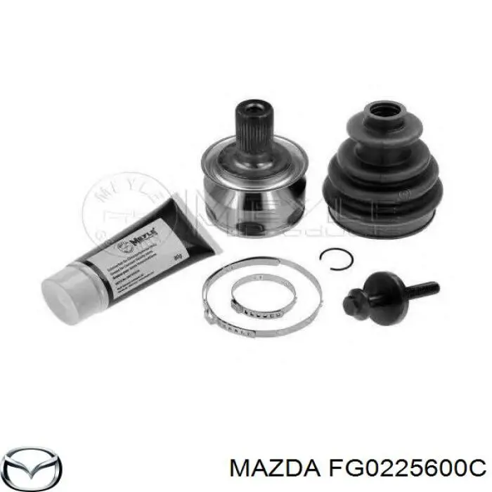FR022560X Mazda піввісь (привід передня, ліва)