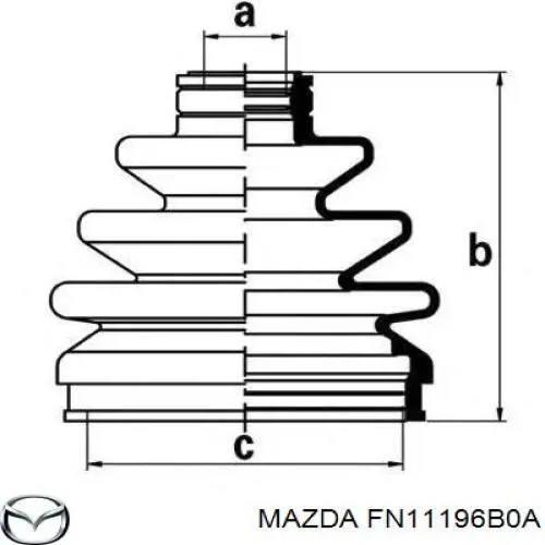  FN11196B0A Mazda