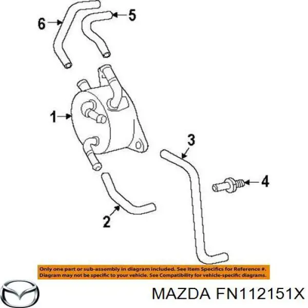 FN112151X Mazda Піддон АКПП