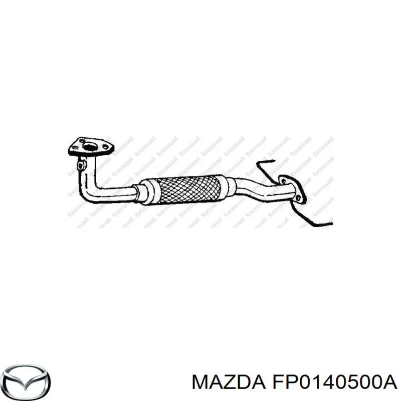 FP0140500A Mazda Глушник передній