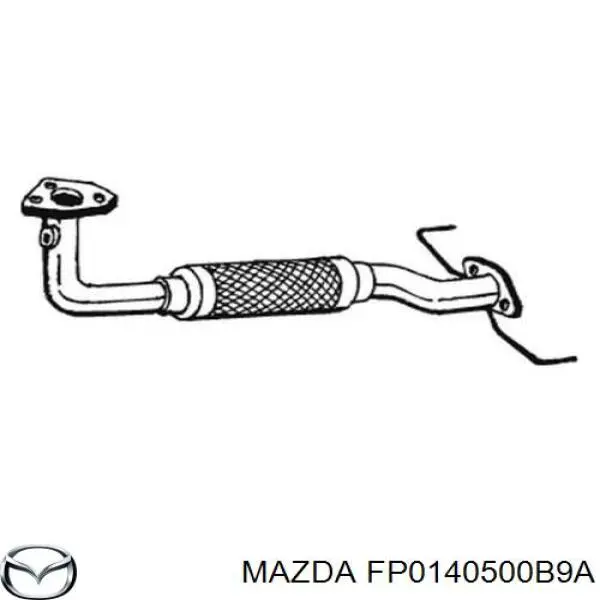 Глушник, передня частина FP0140500B9A Mazda