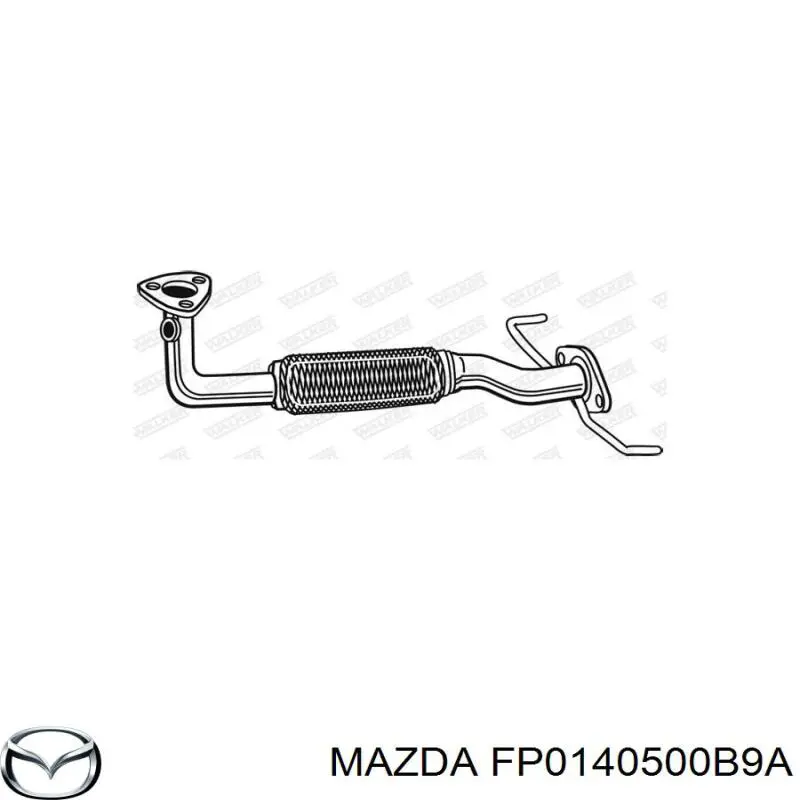 Глушник, передня частина Mazda FP0140500B9A ціна, від 59.48 USD