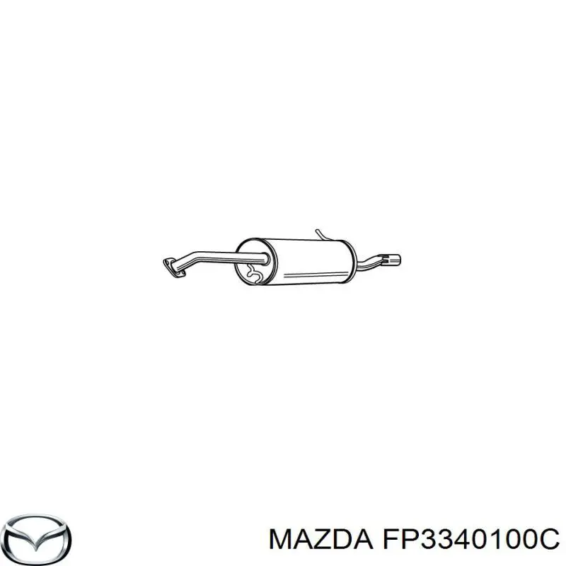 Купити FP3340100C Mazda Вихлоп