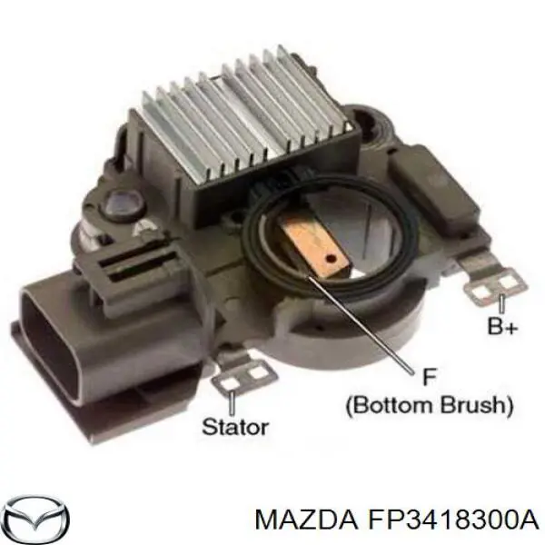 Генератор Mazda FP3418300A ціна, від 135.67 USD