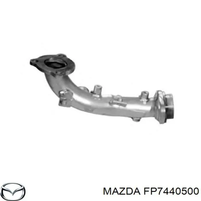 Труба приймальна (штани) глушника, передня Mazda FP7440500 ціна, від 80.27 USD