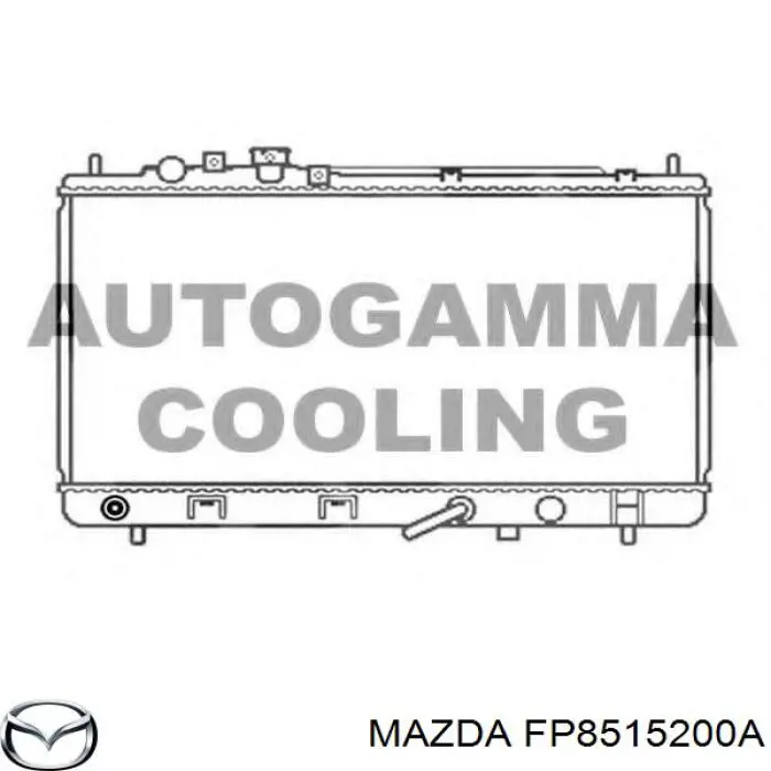Радіатор FP8615200 Mazda