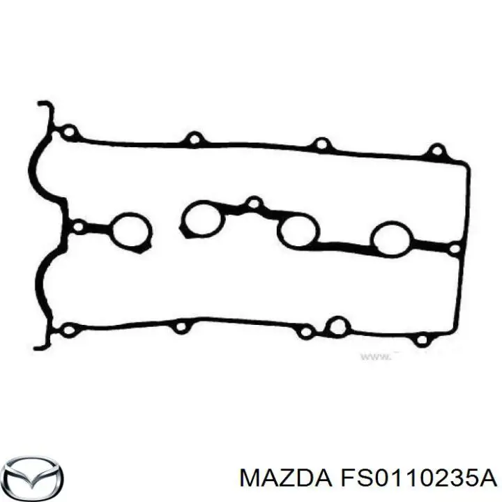FS0110235A Mazda Прокладка кришки клапанної 