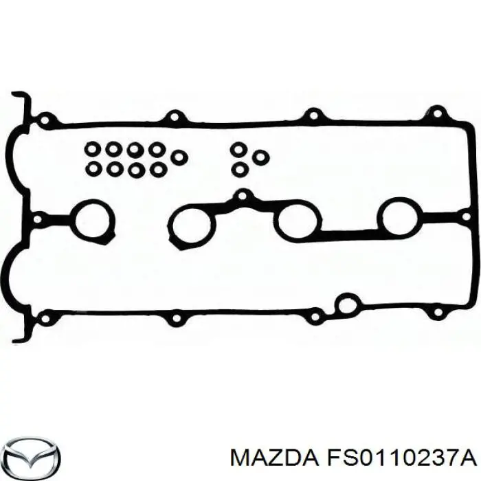 Прокладка клапанної кришки двигуна, кільце Mazda FS0110237A ціна, від 2.17 USD